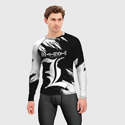 Рашгард мужской ЛОГО С ОБРАЗОМ брызги красок, цвет: 3D-принт — фото 2