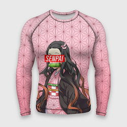 Мужской рашгард SENPAI NEZUKO НЕЗУКО ПАТТЕРН