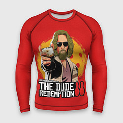 Мужской рашгард The dude redemption