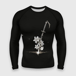 Мужской рашгард Nier - Sword and Flowers
