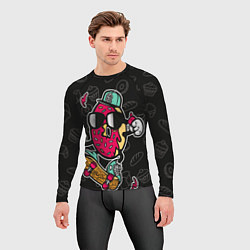 Рашгард мужской SKATEorPIE, цвет: 3D-принт — фото 2