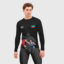 Рашгард мужской Dagestan wrestling team, цвет: 3D-принт — фото 2