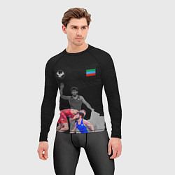 Рашгард мужской Dagestan wrestling Uguev, цвет: 3D-принт — фото 2