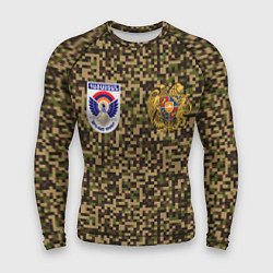 Рашгард мужской Вооруженные силы Армении, цвет: 3D-принт