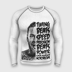 Рашгард мужской Timing beats speed precision beats power, цвет: 3D-принт