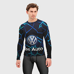 Рашгард мужской Volkswagen слоган Das Auto, цвет: 3D-принт — фото 2