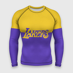Рашгард мужской KobeBryant Los Angeles Lakers,, цвет: 3D-принт