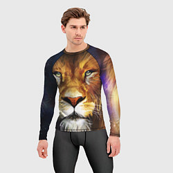 Рашгард мужской Лев царь зверей, цвет: 3D-принт — фото 2