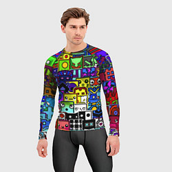 Рашгард мужской Geometry Dash: All Skins, цвет: 3D-принт — фото 2