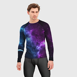 Рашгард мужской NEON GALAXY НЕОНОВЫЙ КОСМОС, цвет: 3D-принт — фото 2