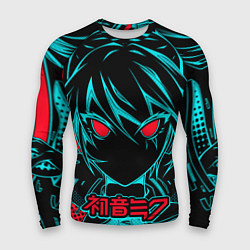 Рашгард мужской Мику Хацунэ Hatsune Miku, цвет: 3D-принт
