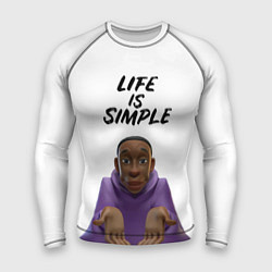 Мужской рашгард Живи прощеknabby