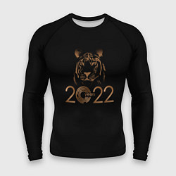Рашгард мужской 2022 Tiger Bronze Theme, цвет: 3D-принт