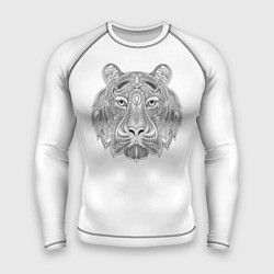 Рашгард мужской Тигр из узоров, цвет: 3D-принт