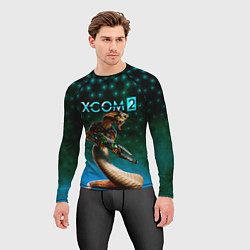 Рашгард мужской XCOM ИКС КОМ рептилия, цвет: 3D-принт — фото 2
