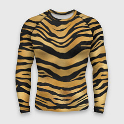 Рашгард мужской Текстура шкуры тигра, цвет: 3D-принт