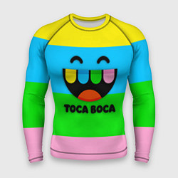 Рашгард мужской Toca Boca Logo Тока Бока, цвет: 3D-принт