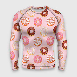 Рашгард мужской Pink donuts, цвет: 3D-принт