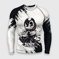 Рашгард мужской Bendy And The Ink Machine Бенди прибит доской, цвет: 3D-принт