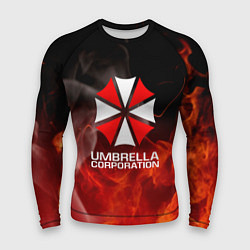 Мужской рашгард Umbrella Corporation пламя