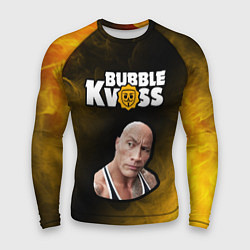 Мужской рашгард BUBBLE KVASS - СКАЛА Пламя