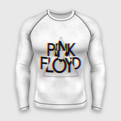 Рашгард мужской PINK FLOYD LOGO ПИНК ФЛОЙД ГЛИТЧ, цвет: 3D-принт