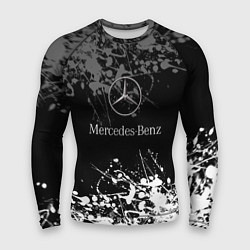 Рашгард мужской Mercedes-Benz Брызги красок, цвет: 3D-принт