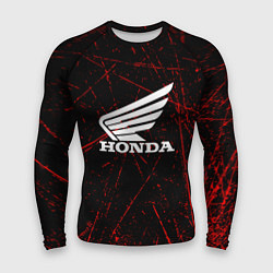 Рашгард мужской Honda Красные линии, цвет: 3D-принт