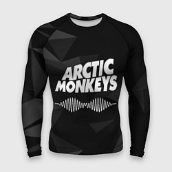 Рашгард мужской Arctic Monkeys Серая Геометрия, цвет: 3D-принт