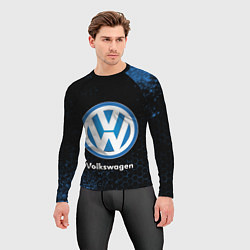 Рашгард мужской Volkswagen - Объемный, цвет: 3D-принт — фото 2