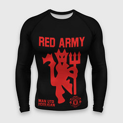 Рашгард мужской Manchester United Red Army Манчестер Юнайтед, цвет: 3D-принт