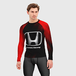 Рашгард мужской HONDA RACING Sport Style, цвет: 3D-принт — фото 2