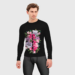 Рашгард мужской Букет цветов, цвет: 3D-принт — фото 2