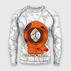 Рашгард мужской Мультфильм Южный парк Кенни South Park, цвет: 3D-принт