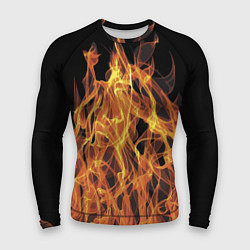 Рашгард мужской Flame Pattern, цвет: 3D-принт