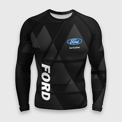 Рашгард мужской Ford Форд Треугольники, цвет: 3D-принт