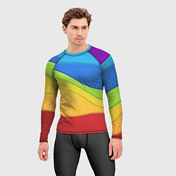 Рашгард мужской Fashion pattern 2022 Wave, цвет: 3D-принт — фото 2