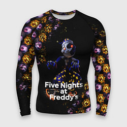 Мужской рашгард Five Nights at Freddys Луна паттерн