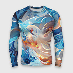 Рашгард мужской Ice & flame, цвет: 3D-принт