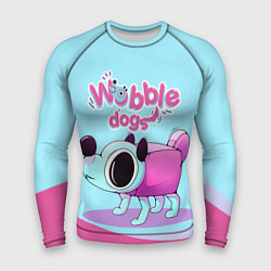 Рашгард мужской Cute Wobbledogs, цвет: 3D-принт