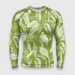 Рашгард мужской Зелёные Тропики Лета, цвет: 3D-принт
