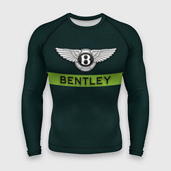 Рашгард мужской Bentley green, цвет: 3D-принт