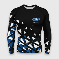 Рашгард мужской Ford треугольники, цвет: 3D-принт