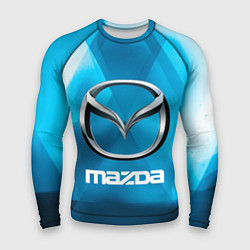 Рашгард мужской Mazda - sport - абстракция, цвет: 3D-принт
