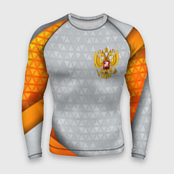 Мужской рашгард Orange & silver Russia