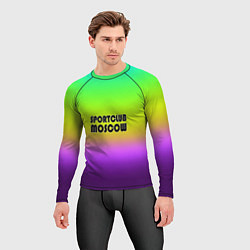 Рашгард мужской Sportclub Moscow, цвет: 3D-принт — фото 2