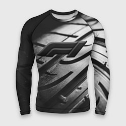 Рашгард мужской Formula 1 - dark theme, цвет: 3D-принт