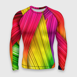 Рашгард мужской Multicolored ribbons, цвет: 3D-принт