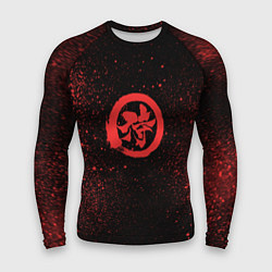 Рашгард мужской Красный бархат, цвет: 3D-принт