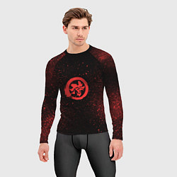 Рашгард мужской Красный бархат, цвет: 3D-принт — фото 2